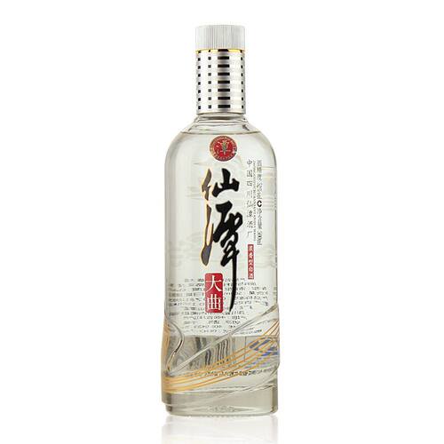 潭酒 2019年52度仙潭大曲光瓶 500ml 浓香型白酒