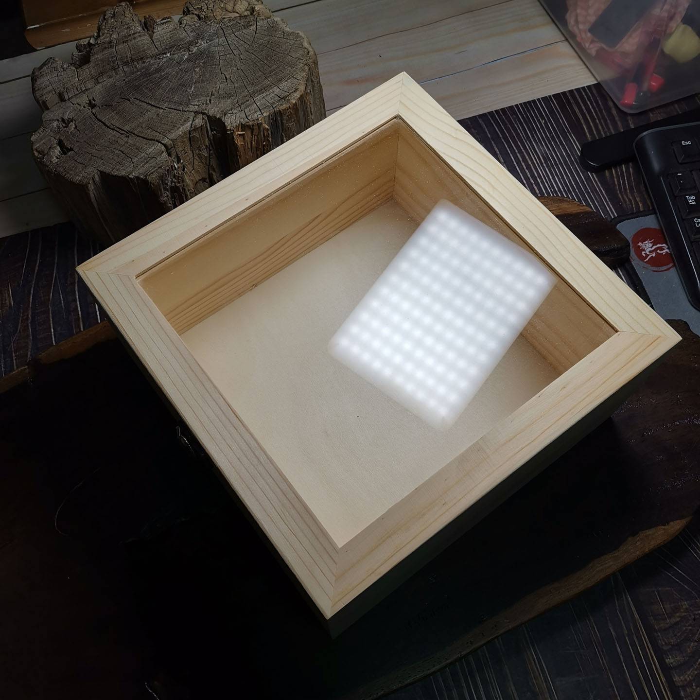 江西楠竹老料原竹原皮盛物容器图片