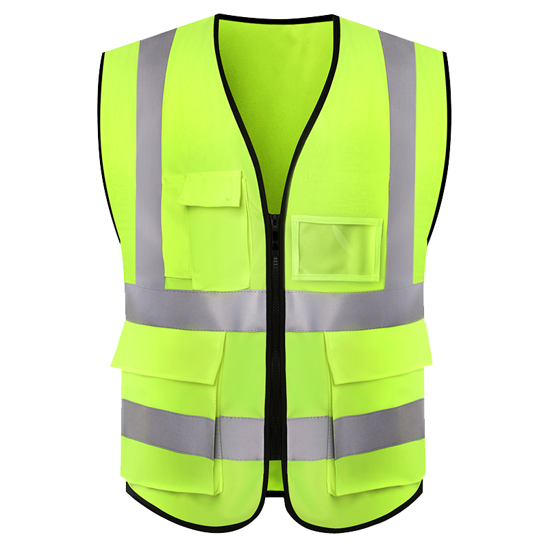 佰伊 反光背心 绿化环卫马甲汽车审车反光衣多口袋建筑马甲安全服