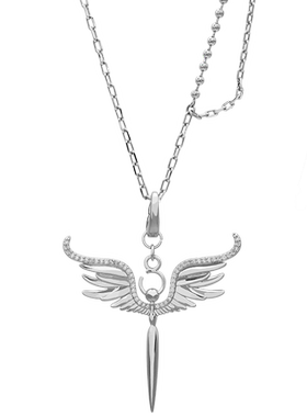 埃斯意天使权杖项链男女