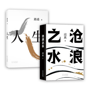 人生+沧浪之水 写给奋斗中的年轻人 当代文学经典小说 路遥、阎真 代表作 写给职场小白的启蒙之书 文学经典书籍 现当代文学
