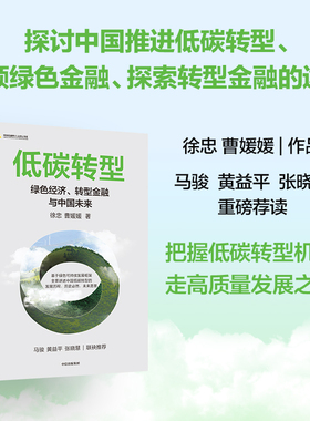 低碳转型：绿色经济 转型金融与中国未来   推动中国经济可持续高质量发展 徐忠 著 全景讲述中国推进低碳转型 引领绿色金融 中信