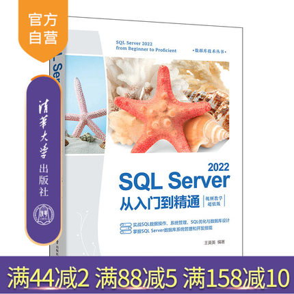 【官方正版新书】 SQL Server 2022从入门到精通：视频教学超值版 王英英 清华大学出版社 关系数据库系统