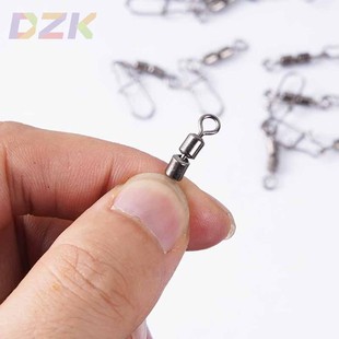 高速双连转环 渔具小配件厂家高m8 增强别针美式 八字环连接器垂钓