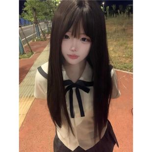 套装 原创jk夏季 辣妹上衣百褶短裙半身裙学院短袖 新款 水手服衬衫