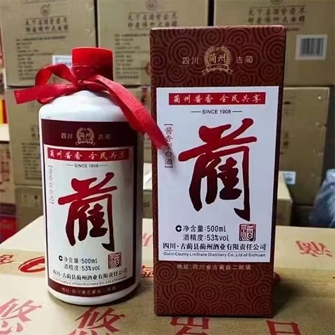 四川古蔺县蔺州酒业 蔺酒 53度酱香型白酒 500ml 整箱6瓶装