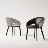 意式 极简餐椅家用现代轻奢高级感扶手椅子设计师餐厅餐桌椅靠背