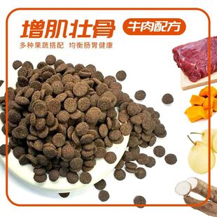 热卖爆款潘虹美伊天祺潘宏爱玩狗全新款增肌壮骨狗粮牛肉配方