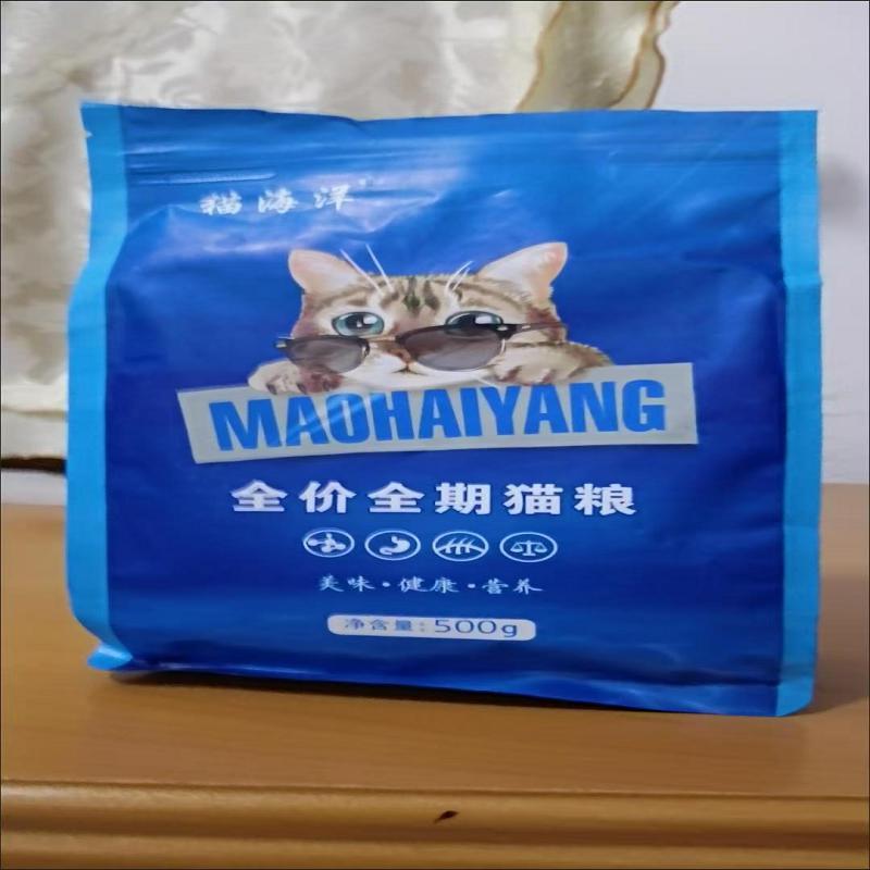 猫海洋冻干无谷猫粮增肥发腮全阶段通用猫咪鲑鱼海洋鱼味便宜