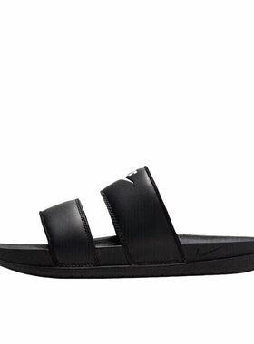 Nike耐克夏季新款双绑带忍者一字拖运动沙滩拖鞋女DC0496-001-100