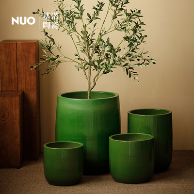 陶瓷落地花盆别墅庭院深盆种植盆