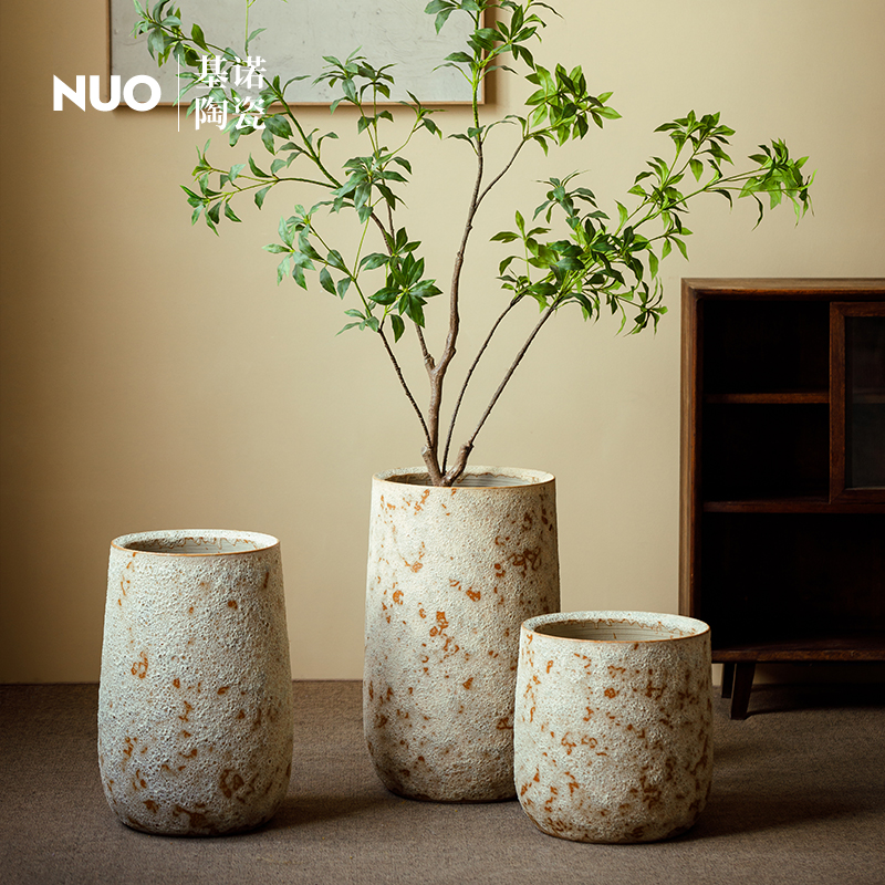 景德镇落地陶瓷花盆大口径