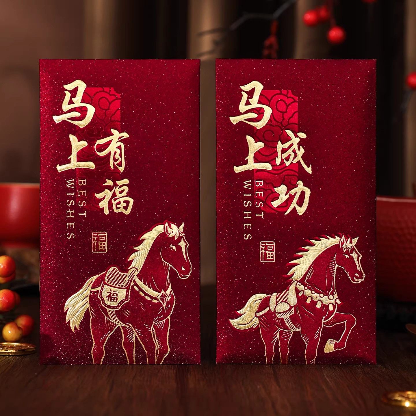 红包创意个性新款年画福娃马年新年压岁包2026过年送小孩利是封