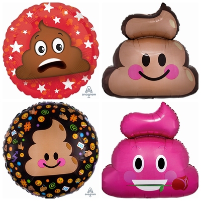 美国Anagram大号造型 玫瑰粉屎/便便表情包 Emoticon Pink Poop