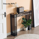 轻奢入户玄关台意式 饰玄关置物架创意玄关桌 现代简约边桌靠墙窄装