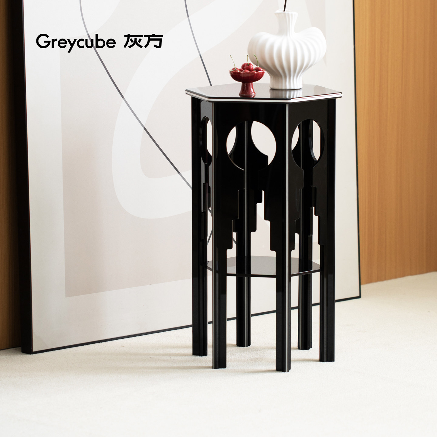 亚克力绿植架沙发边艺术盆栽架