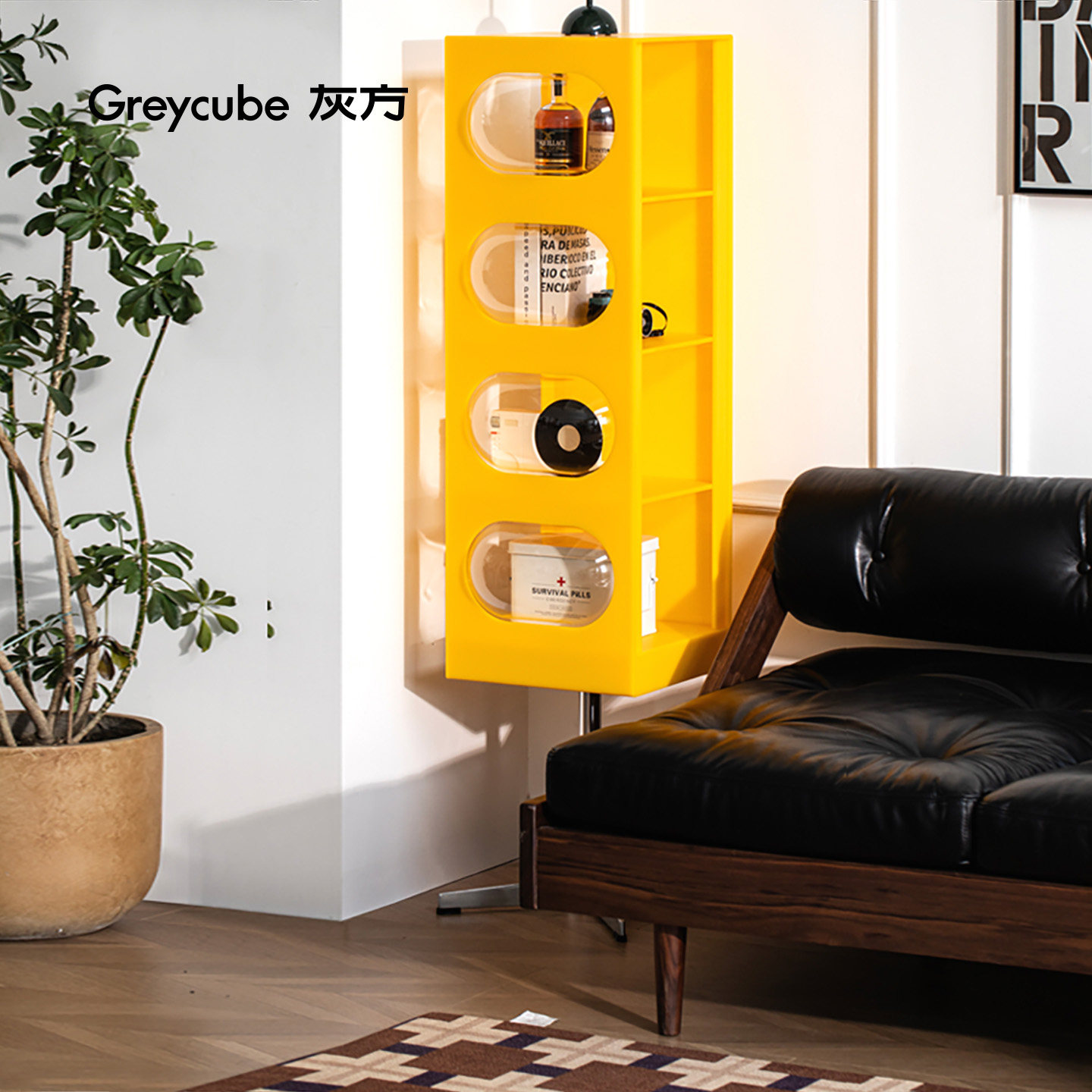 多层置物架亚克力落地书架