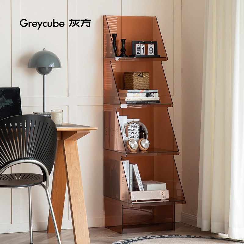 书架落地置物架多层收纳架