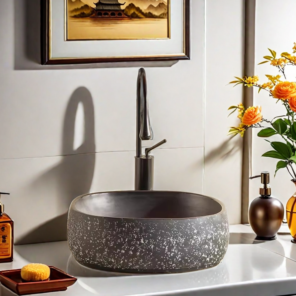 创意台上洗手盆家用哑光艺术