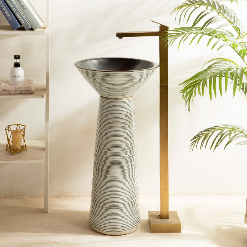 艺术洗手盆一体户外花园