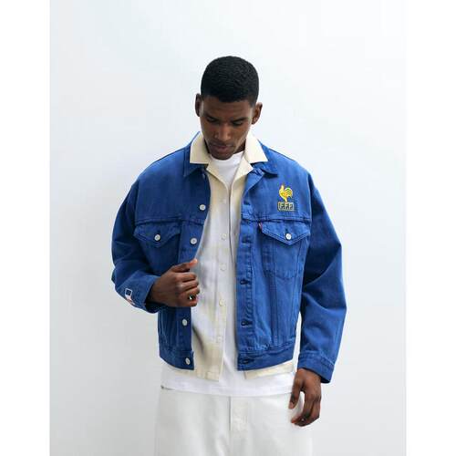海外代购Levi’s/李维斯男士外套翻领工装牛仔丹宁日常休闲