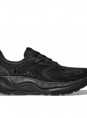 代购Hoka OneOne男士跑步鞋防滑透气稳定支撑运动鞋黑色网面