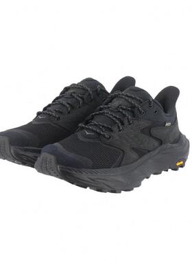 代购Hoka OneOne女士徒步鞋防水耐磨防滑透气黑色网面材质合成底