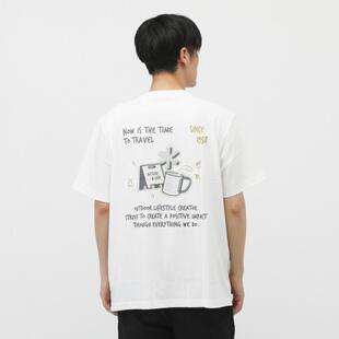 代购SnowPeak男士户外T恤吸湿速干透气易打理短袖T恤圆领短袖