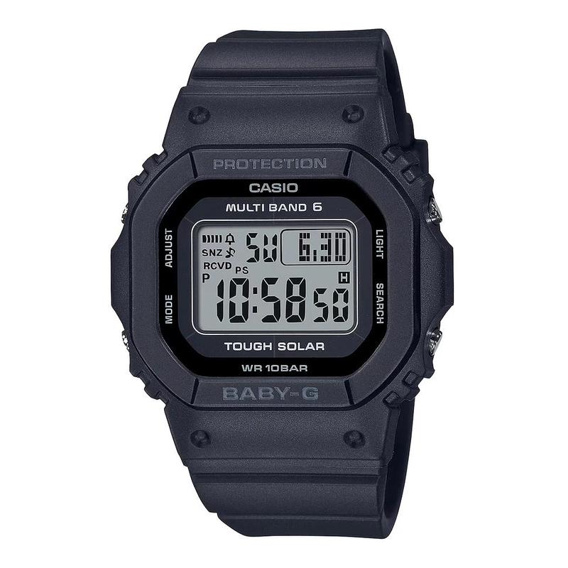 G-SHOCK男女腕表夜光计时闹钟自动日历树脂防水钢带矿物玻璃运动
