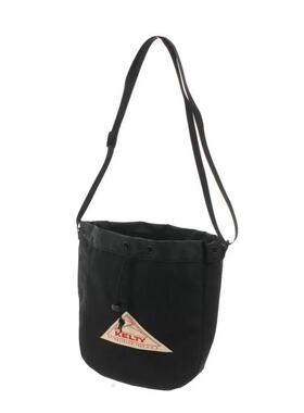 代购Kelty男女单肩包抽绳设计便携收纳简约造型可调节肩带黑色