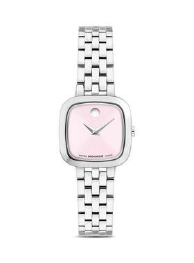海外代购Movado/摩凡陀女士手表瑞士腕表瑞士机芯蓝宝石镜面钢带