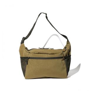 代购SnowPeak男女单肩包防水拓展挂载尼龙网眼侧袋拉链内袋通勤