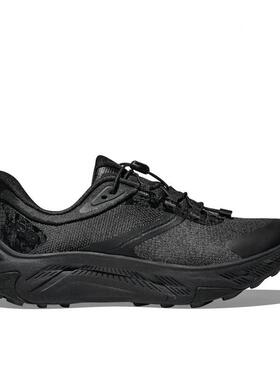 代购Hoka OneOne女士越野跑鞋缓震防滑轻量户外运动鞋黑色