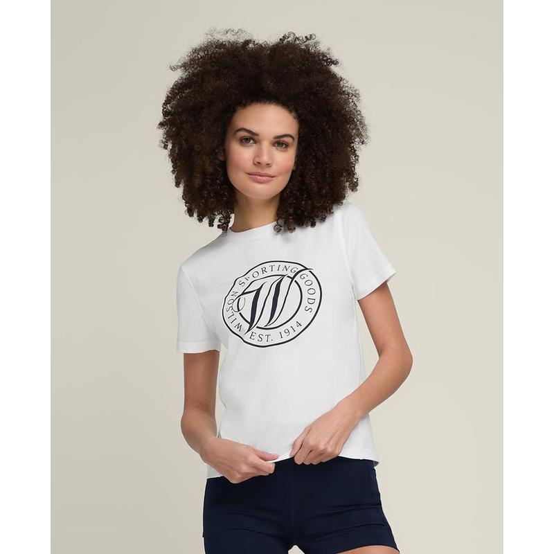 代购Wilson威尔胜女士运动T恤透气舒适日常穿着轻便棉质柔软短袖