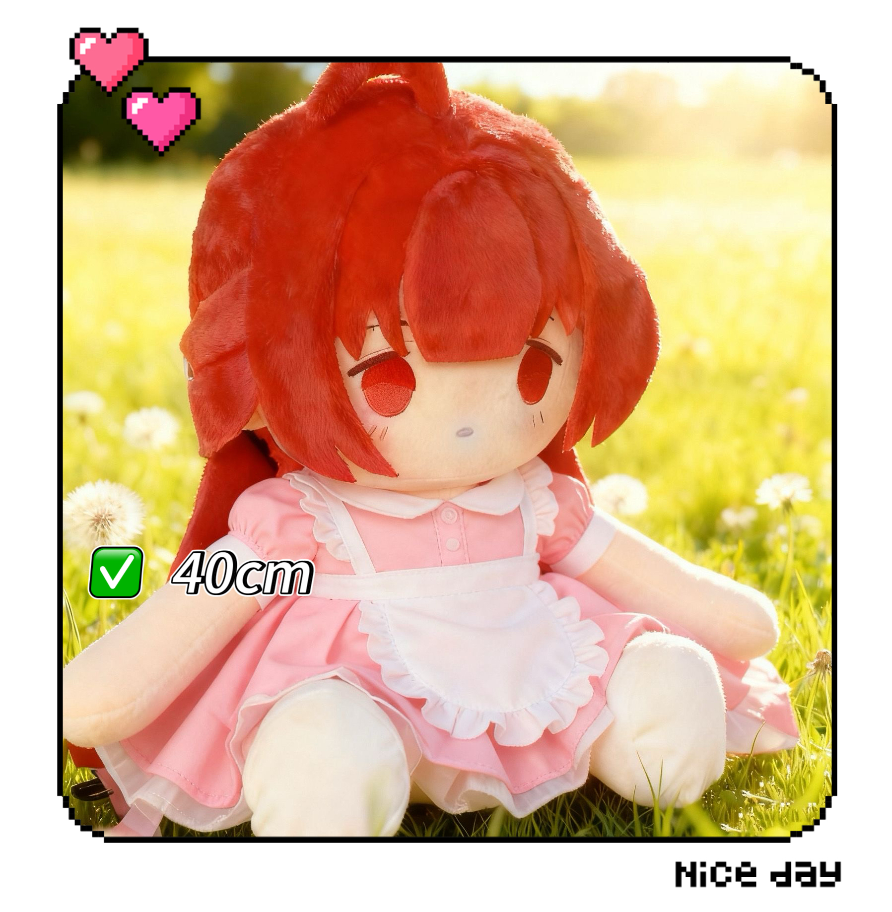 新品龙族上杉绘梨衣属性40cm坐姿棉花娃娃动漫同人玩偶一番赏玩偶