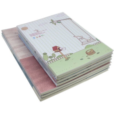 简约方格奖品卡通封面笔记本子