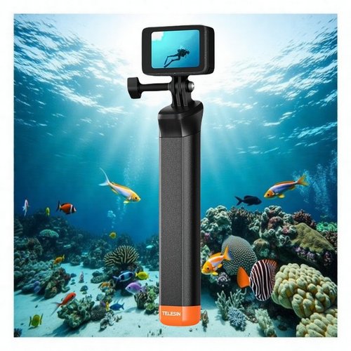 泰迅适配大疆action5pro/4/3浮力棒水下自拍杆摄影手柄gopro13漂浮手把运动相机浮力棒insta360 acepro2配件