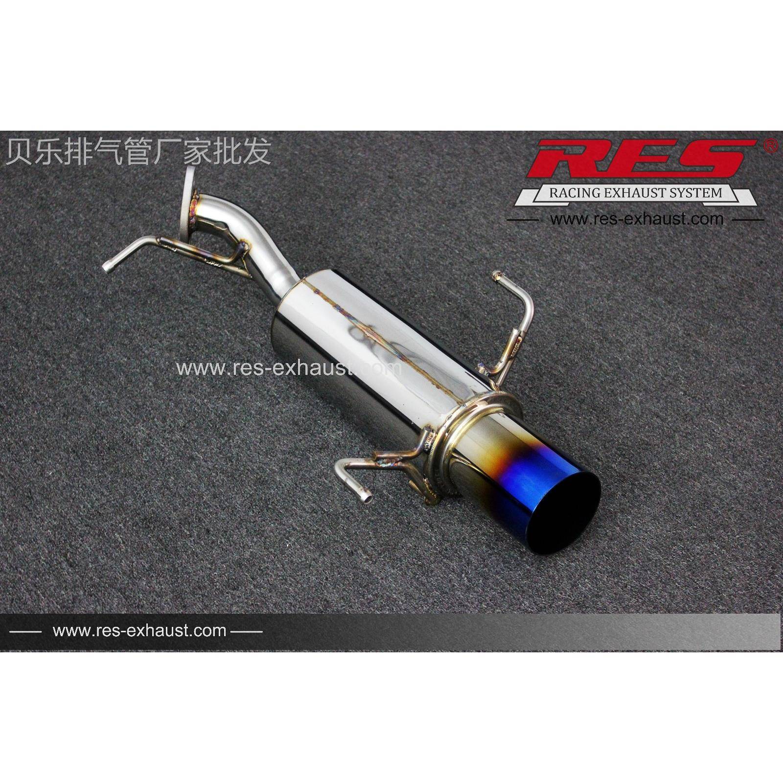RES排气尾段尾鼓/改装排气管/直排/回压鼓/适配铃木雨燕