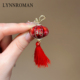 LYNNROMAN红灯笼流苏胸针拜年别针高级感中国风配饰喜庆新年胸花