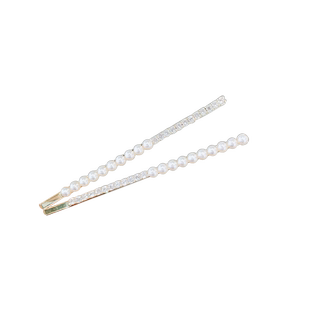 LYNNROMAN气质高级感珍珠发夹女日韩新款侧边碎发刘海一字夹发卡