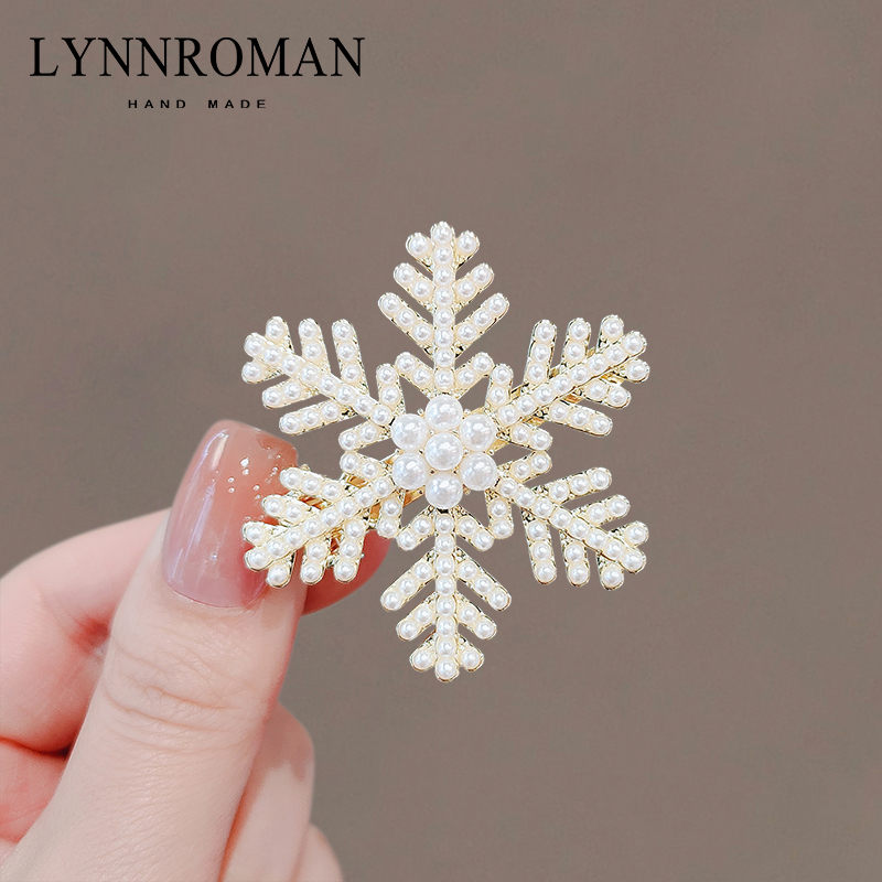 LYNNROMAN日韩气质六角雪花发夹