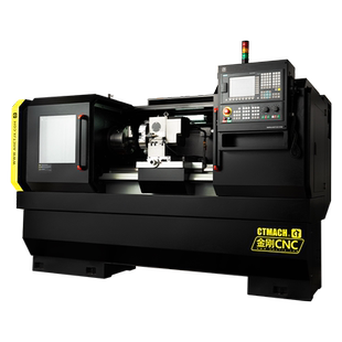 呲铁金刚CNC数控车床CTCNC40C西门子808D系统6工位电动刀架大通孔
