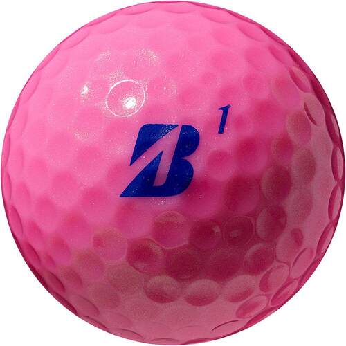 代购Bridgestone高尔夫球柔软手感控制力强低振动定制标识粉色