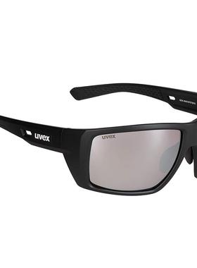 代购UVEX优维斯男女太阳镜防紫外线抗雾高对比度防眩光黑色