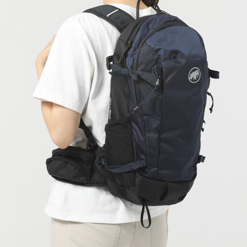 Mammut猛犸象男女登山包防水轻量挂载尼龙可拆卸腰包网眼侧袋