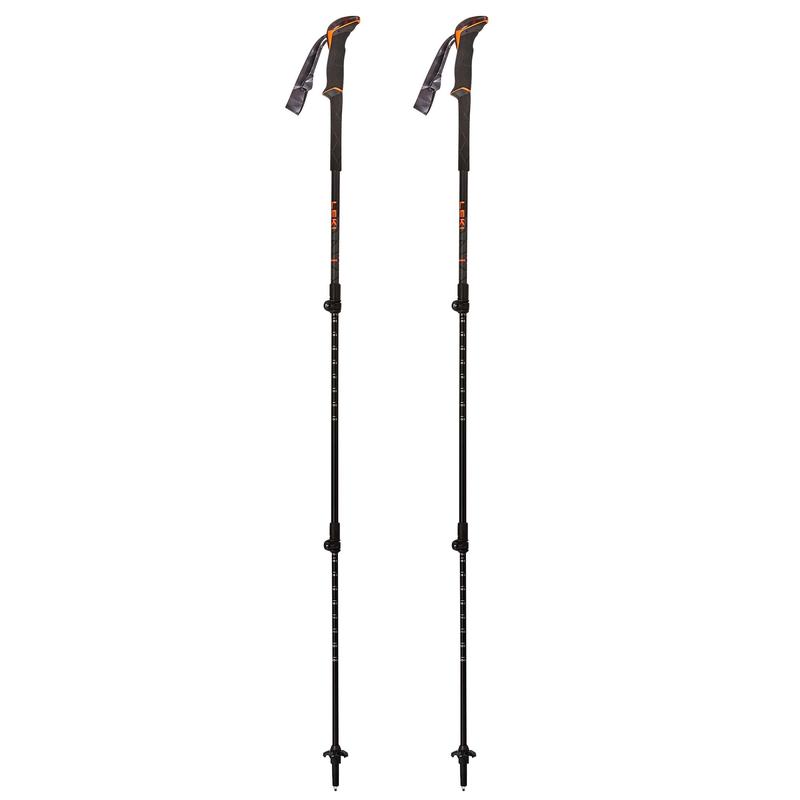 代购Leki徒步杖长度可调轻量化设计防滑握持三节伸缩铝合金杆