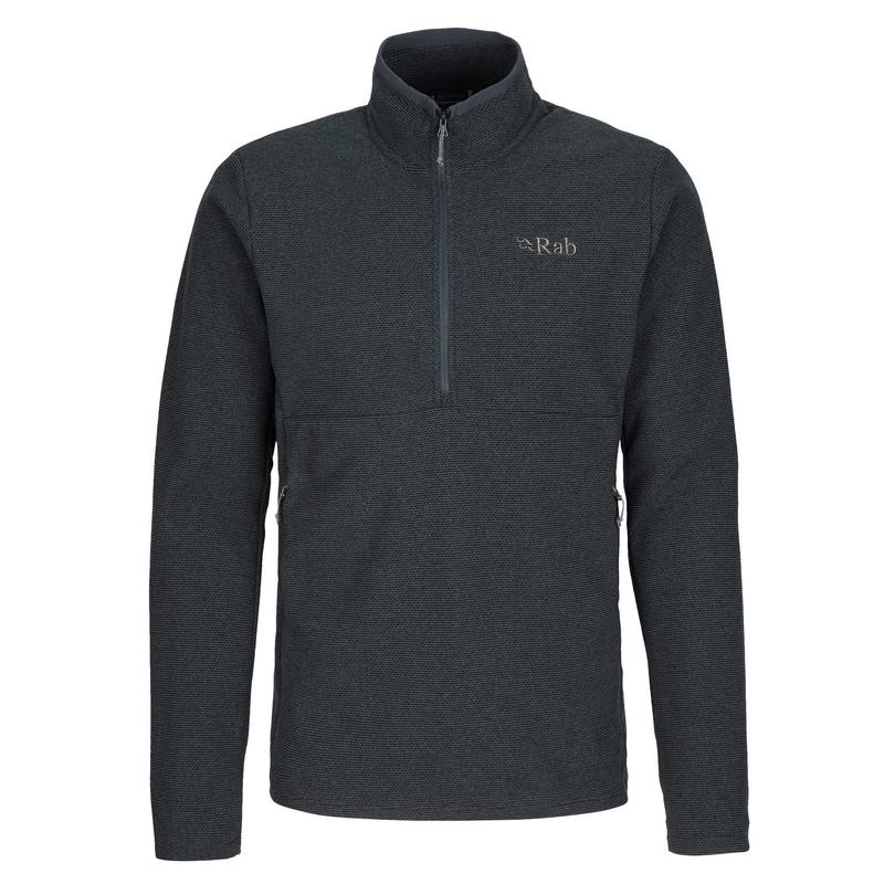 代购rab男士抓绒衣保暖快干透气户外上衣立领长袖保暖上衣