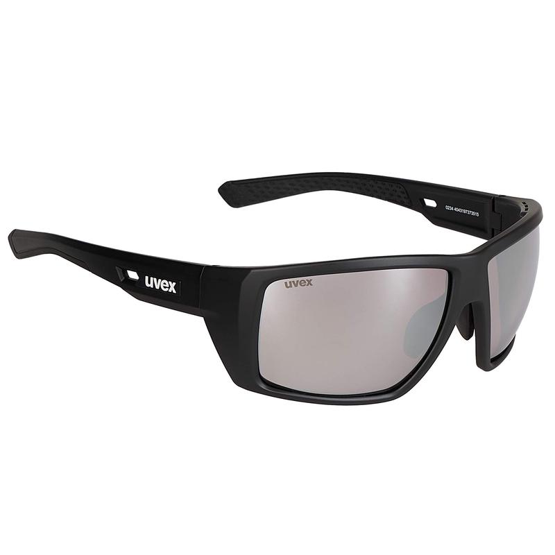 代购UVEX优维斯男女太阳镜抗紫外线高对比度防雾防眩光黑色