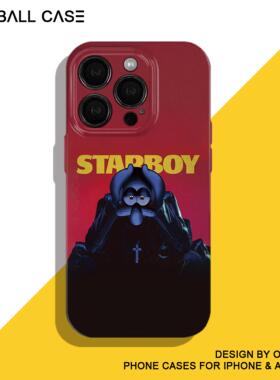 欧美说唱盆栽哥starboy恶搞章鱼哥适用苹果16菲林手机壳13pro/15pro/14promax保护套VIVOx200软壳小米15亮面
