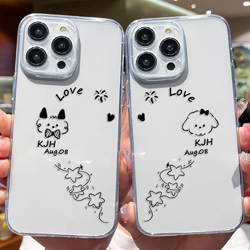 情侣手机壳定制适用苹果1
